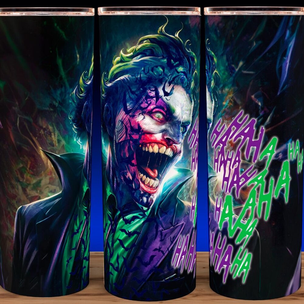 Psycho Joker from Batman Ha Ha Ha Comic Book Villain Cup Mug Tumbler